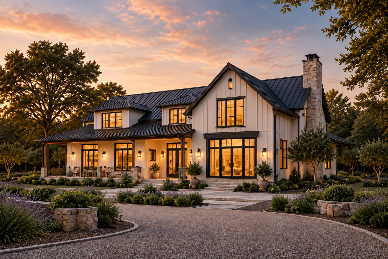 Cedar Field Contemporary Farmhouse